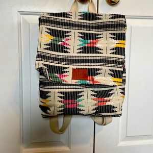 Sseko cloth design backpack